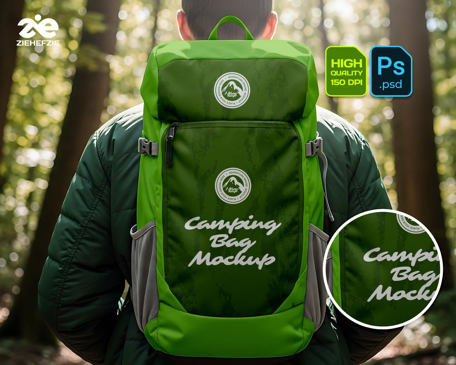 Adventure Brand Mockup Bundle – 15 PSD Templates for Outdoor & Camping Gear Design — image 14