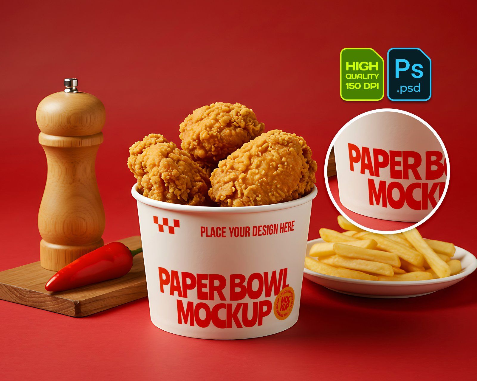 15 Fast Food Packaging Mockups – Burger, Pizza Box, Wrap, Snack Pouch & Delivery Kit — image 12