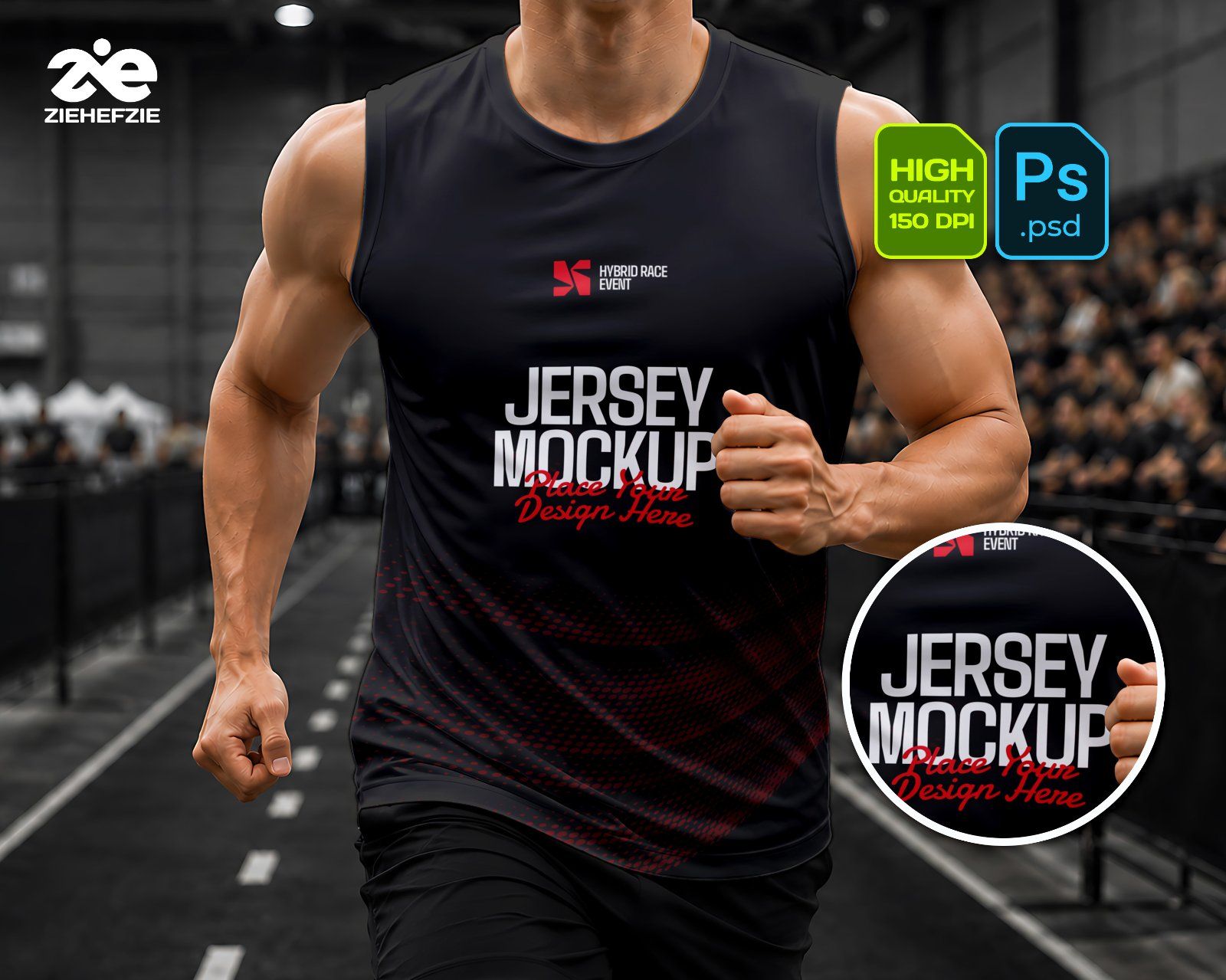 Premium Hybrid Race Event Mockup Bundle – 15 Tactical Sports PSD Scenes for Fitness Racing, Hyrox & — image 3