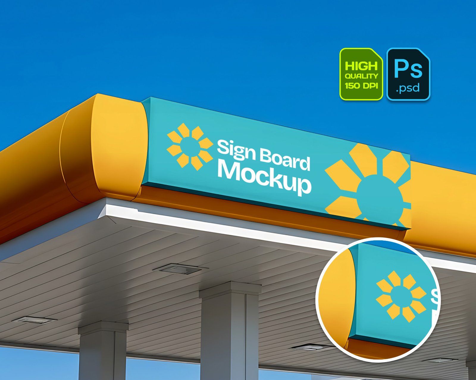 15 PSD Gas Station Branding Mockup Kit – Fuel Dispenser, Truck, Uniform, Billboard Design — image 9