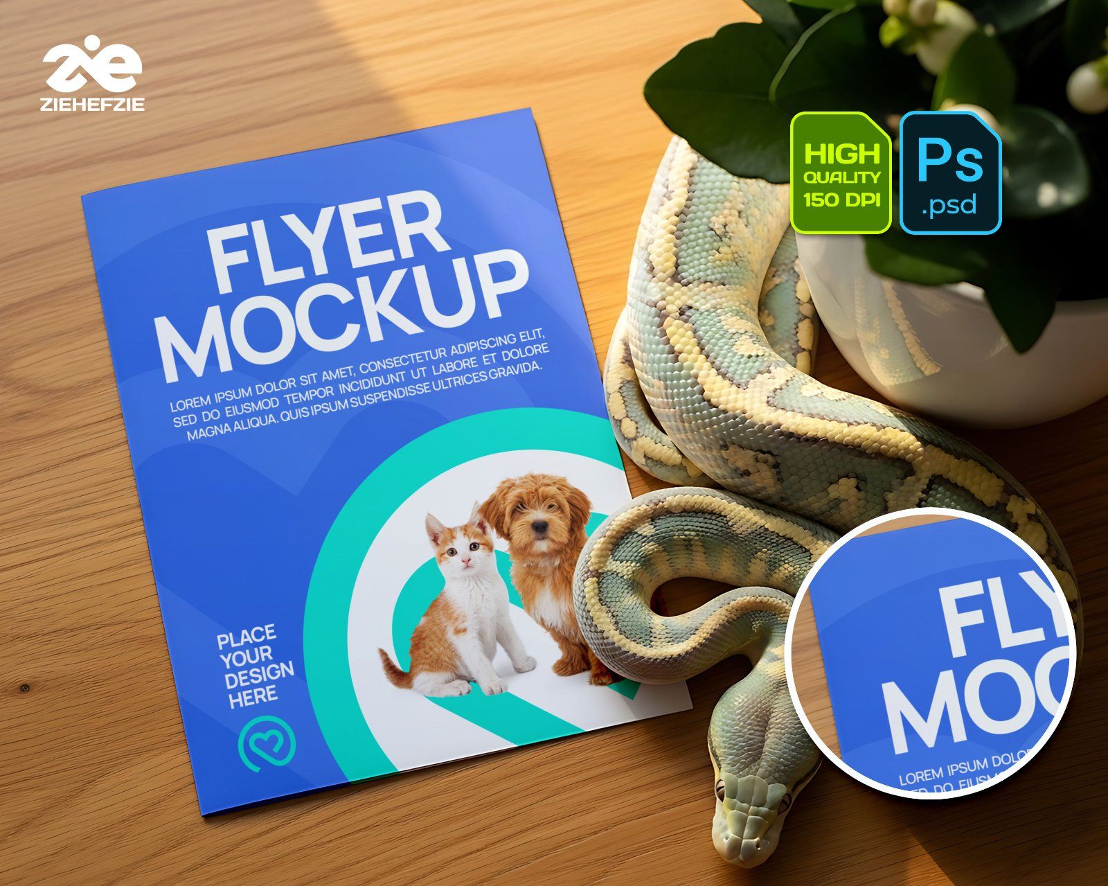 Vet Clinic Mockup Bundle – 15 PSD Templates for Animal Care & Pet Health Branding — image 15