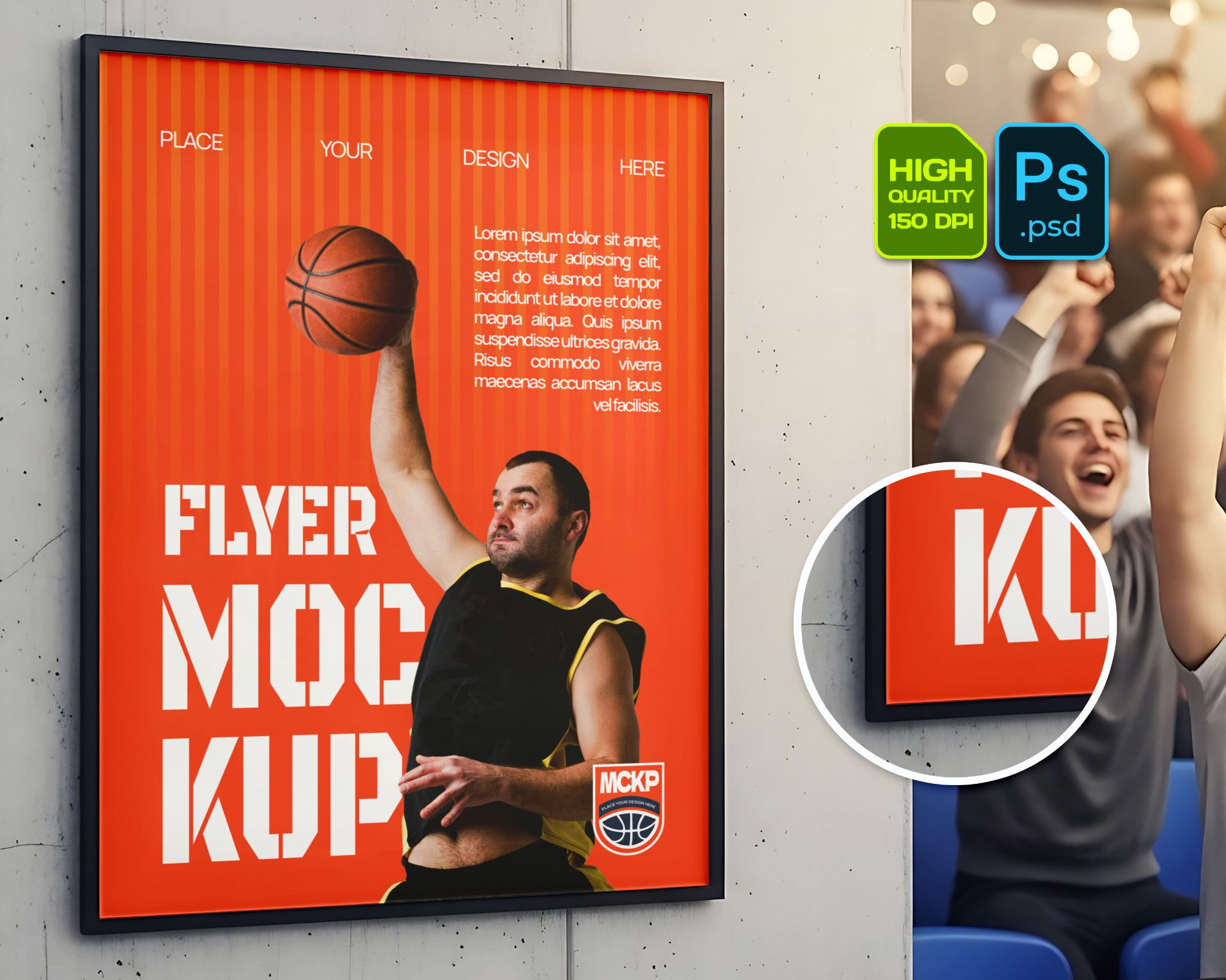 15 PSD Basketball Club Branding Mockup Kit – Jersey, Sports Bag, Poster, Flyer & More — image 11