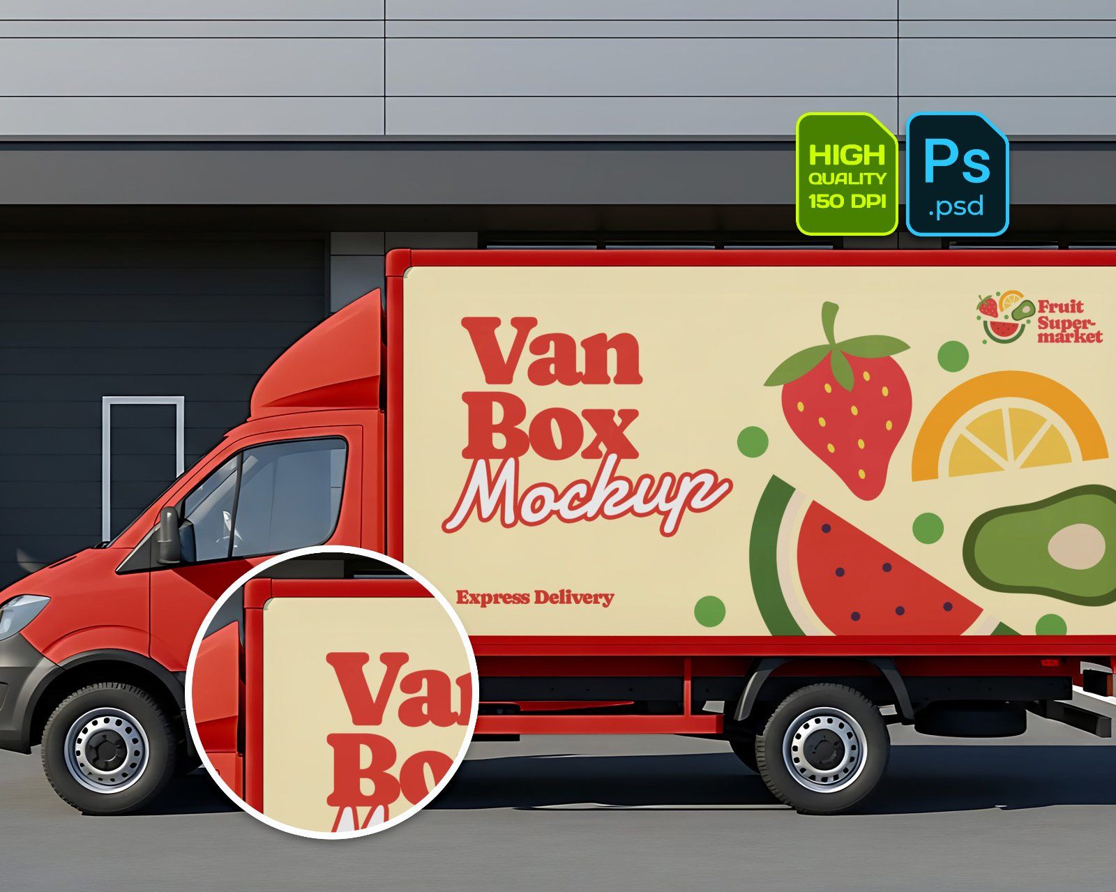 Fruit Market Mockup Kit – Juice Can, Plastic Bag, Price Tag, Cart, Uniform & More — image 10