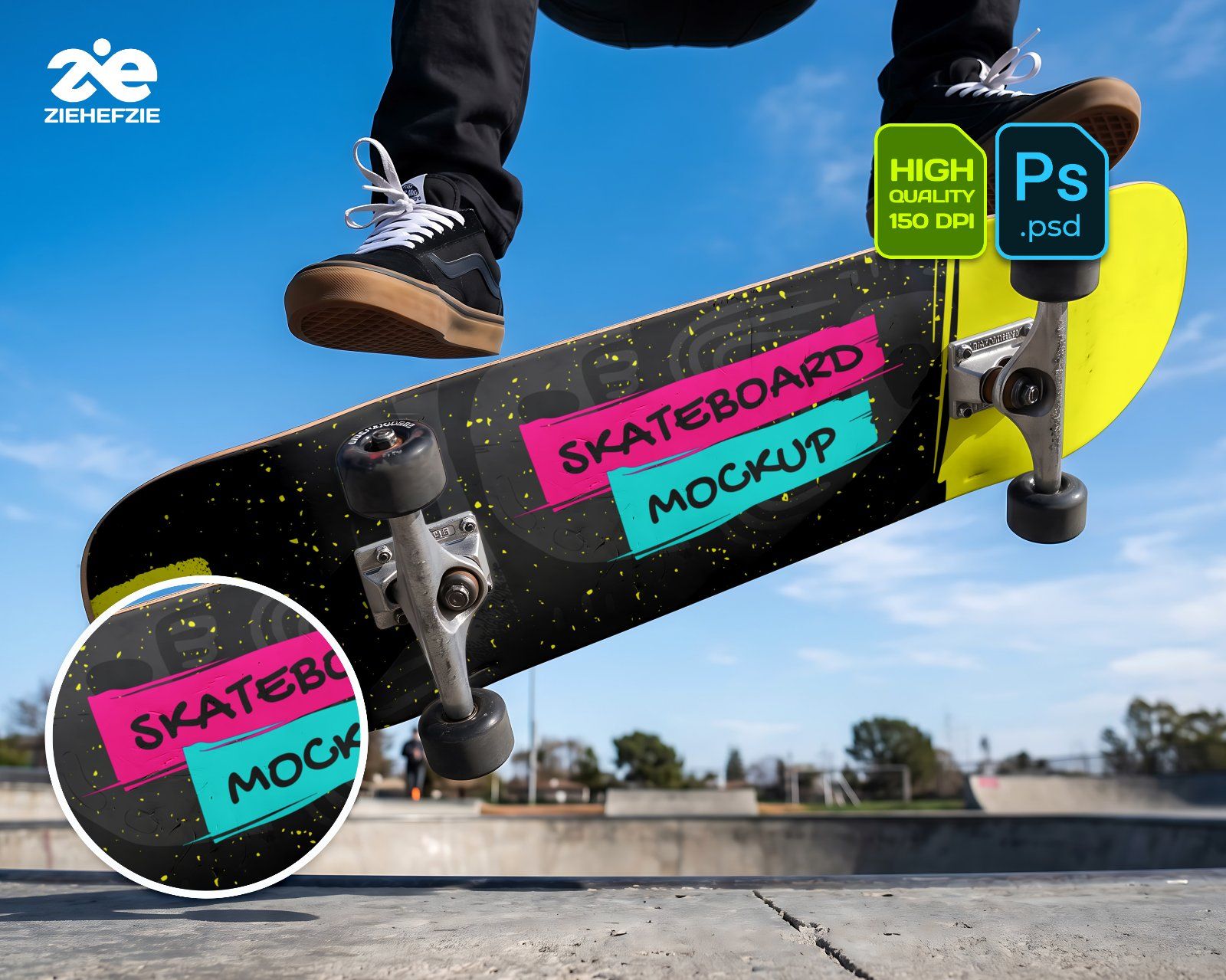 Ultimate Skateboard Branding Mockup Bundle – 15 Premium PSD Scenes for Urban Streetwear & Skate Cult — image 3
