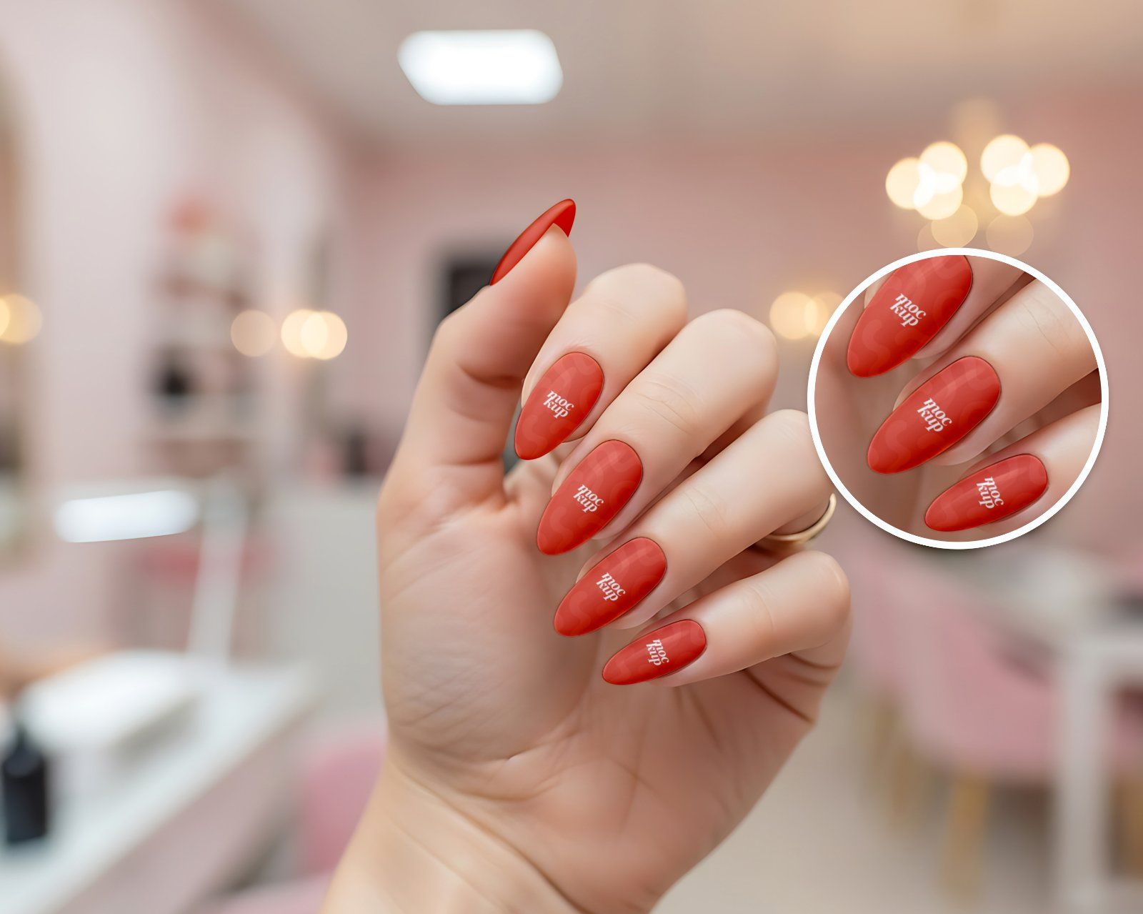 Nail Art Studio Mockup Bundle – 15 PSD Templates for Beauty Salon & Manicure Branding — image 10