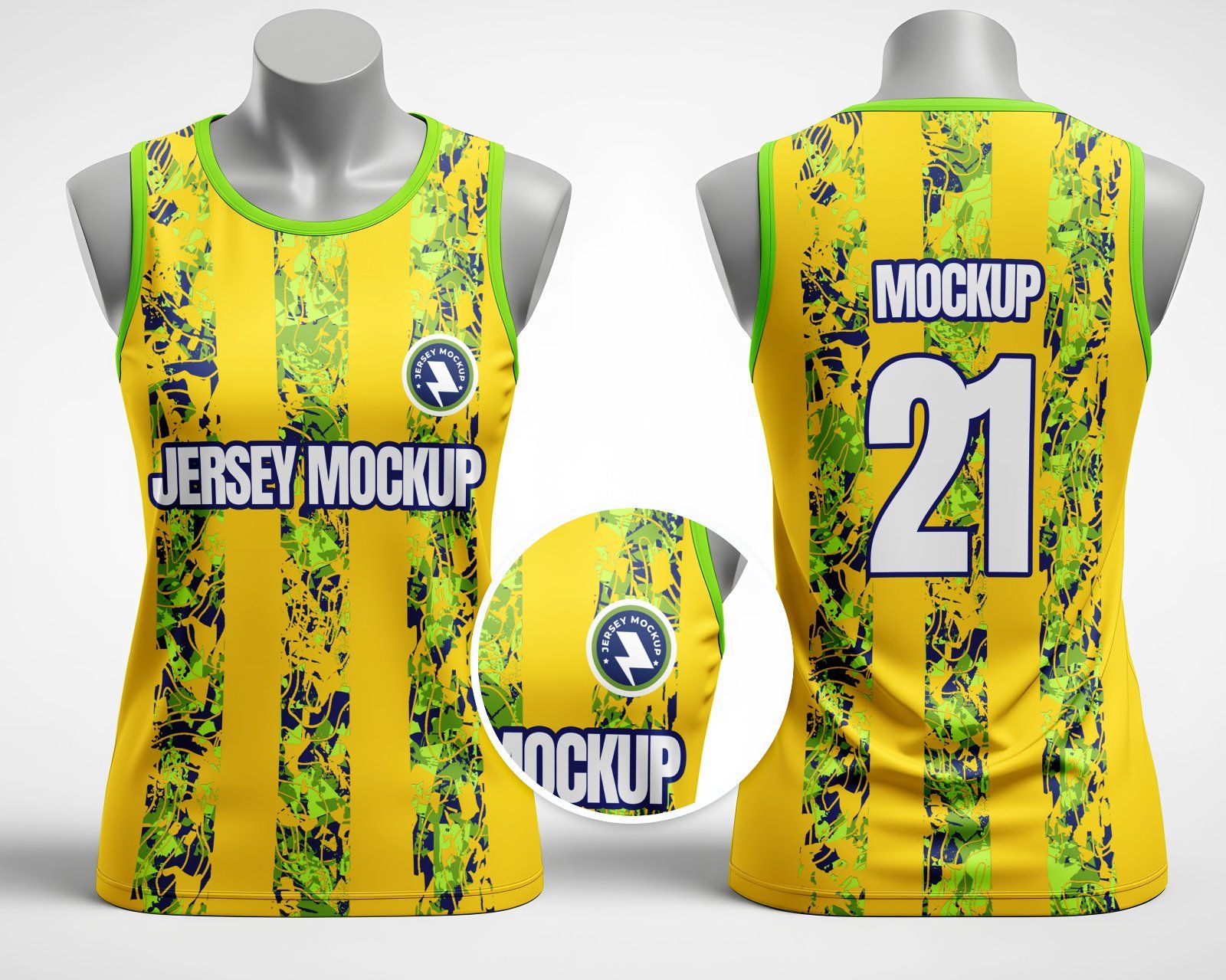 Women Jersey Mockup Bundle – 7 PSD Sportswear Templates for Volleyball, Soccer & Fitness Apparel — image 10