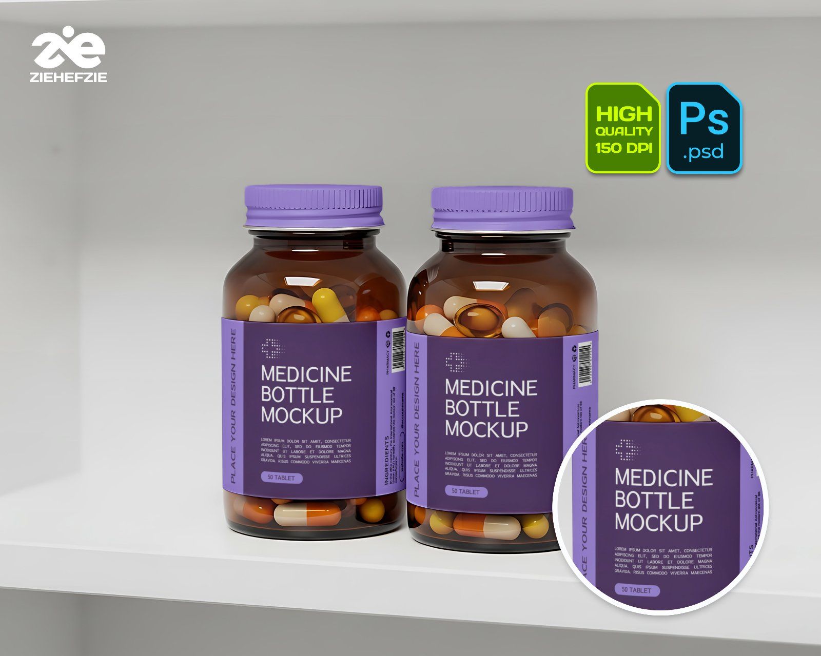 Pharmacy Branding Mockup Bundle Vol. 2 – Medical & Healthcare PSD Mockups — image 3