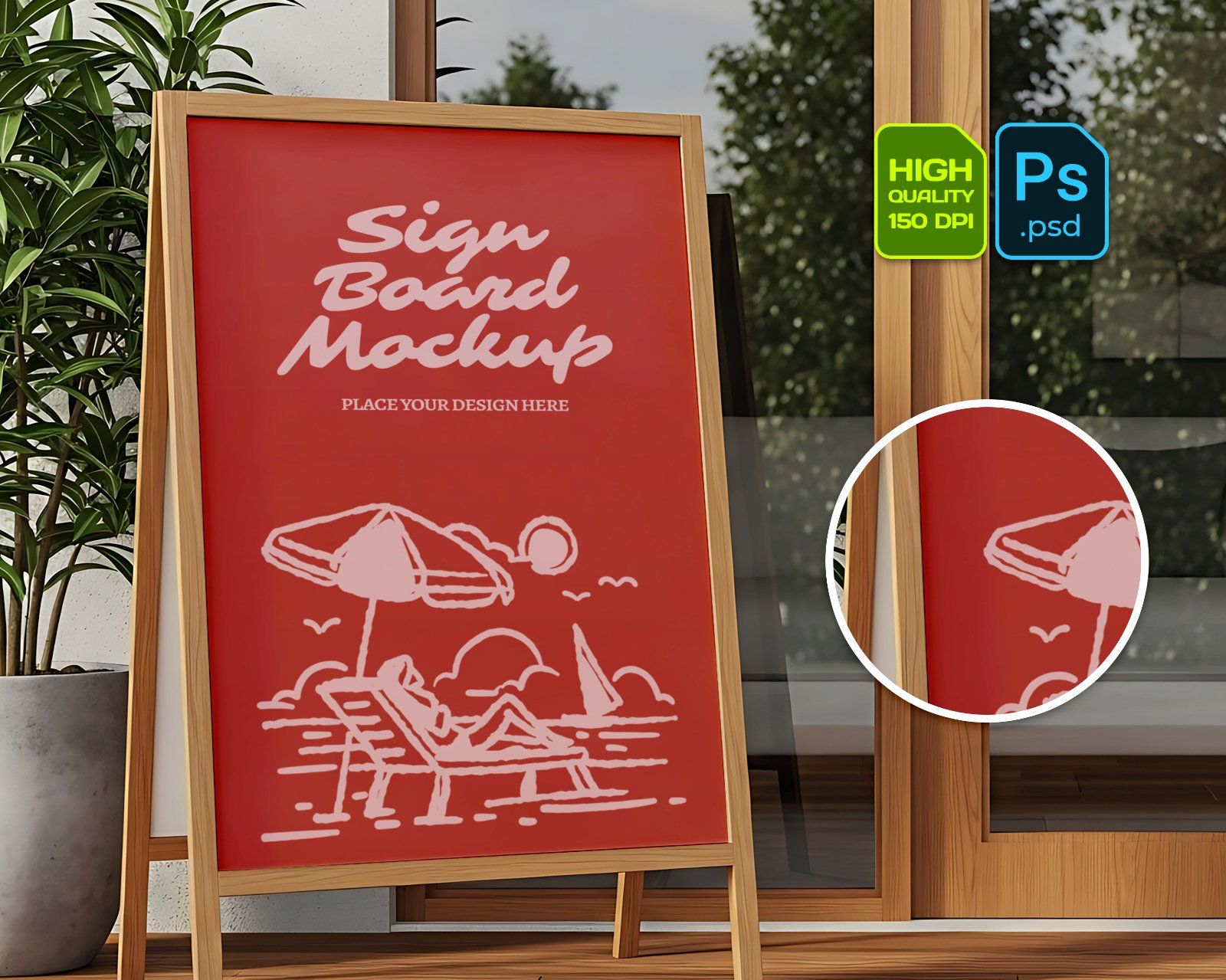 Beach Cafe Tropical PSD Set for Summer Restaurant, Juice Bar & Burger Shop — image 8