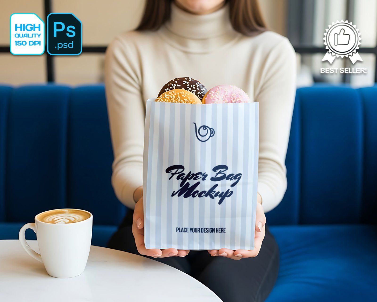 Coffee & Donut Shop Branding Mockup Bundle – 15 Premium PSD Scenes for Cafe Identity — image 3