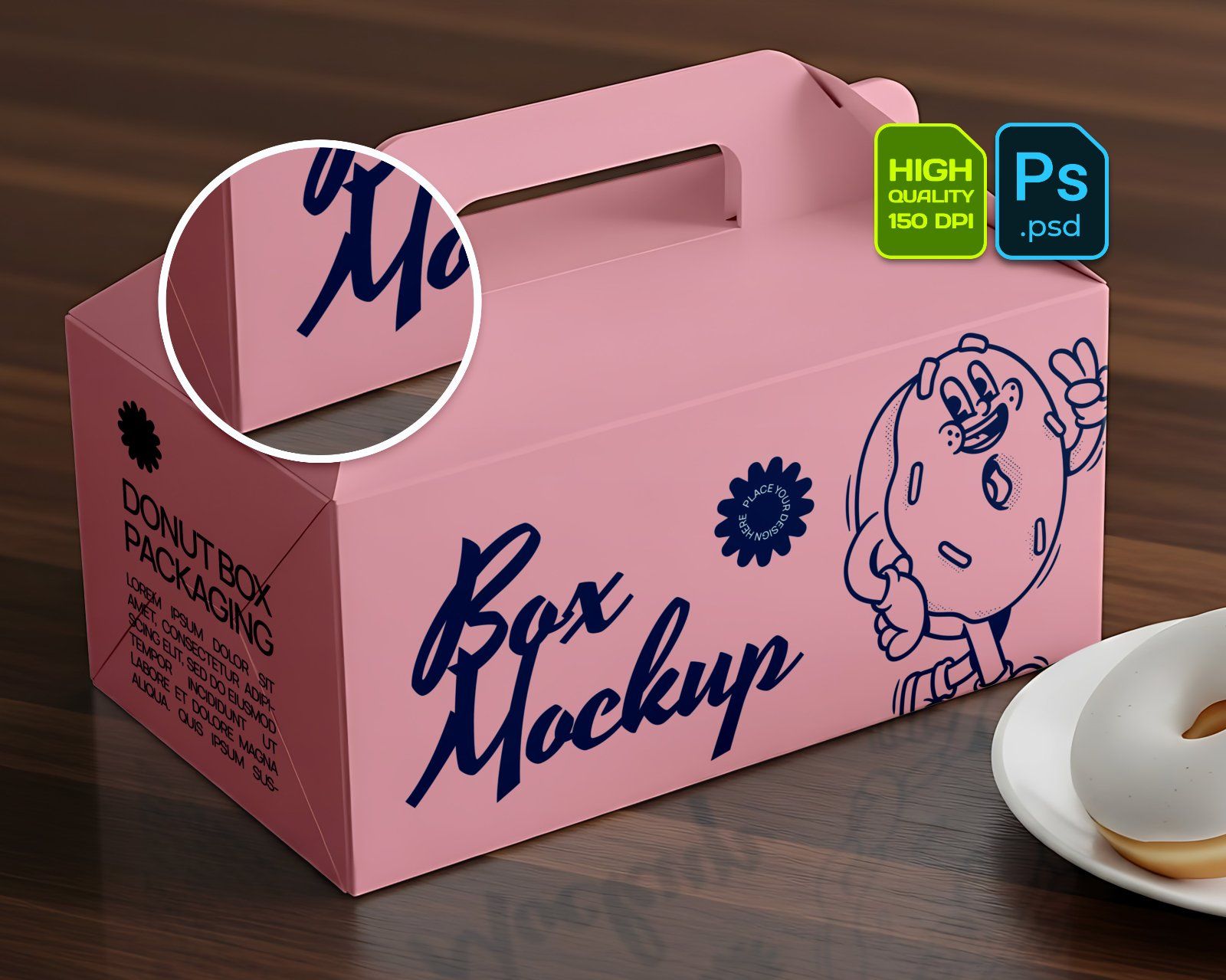 Branding Mockup Donut & Coffee Shop PSD – Cafe Scene Templates for Packaging, Cups, and Menu Design — image 9
