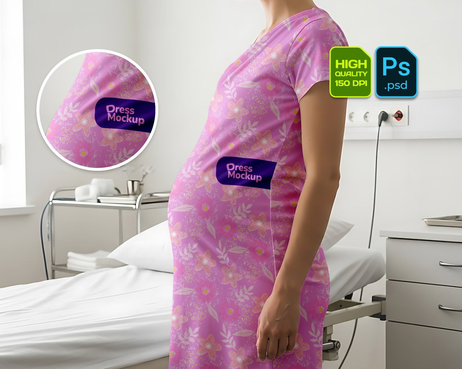 Obstetrics Clinic Mockup Bundle – 15 PSD Templates for Medical & Healthcare Branding — image 11