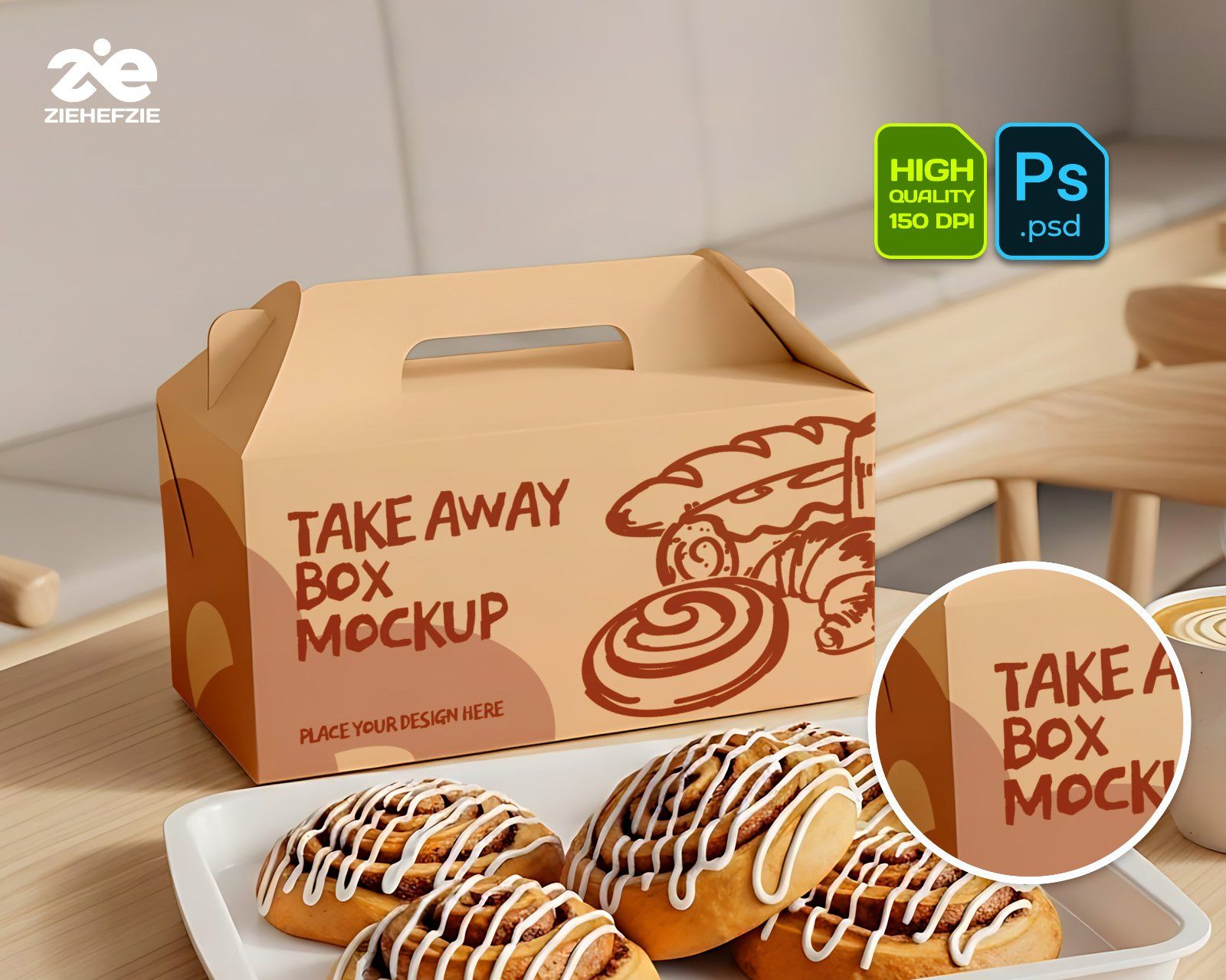 Bakery & Coffee Shop Mockup Bundle – 15 PSD Templates for Café Branding and Packaging Design — image 10