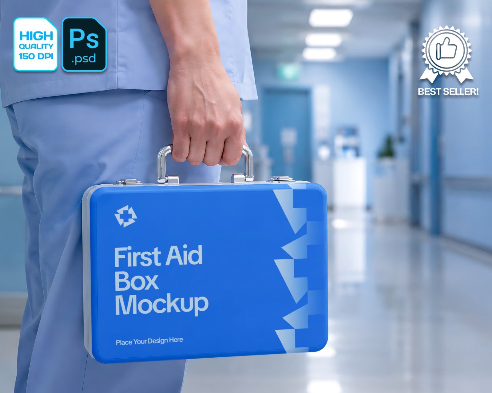 Premium Hospital Branding Mockup Bundle – 15 Professional PSD Scenes for Healthcare & Medical Mega I — image 3