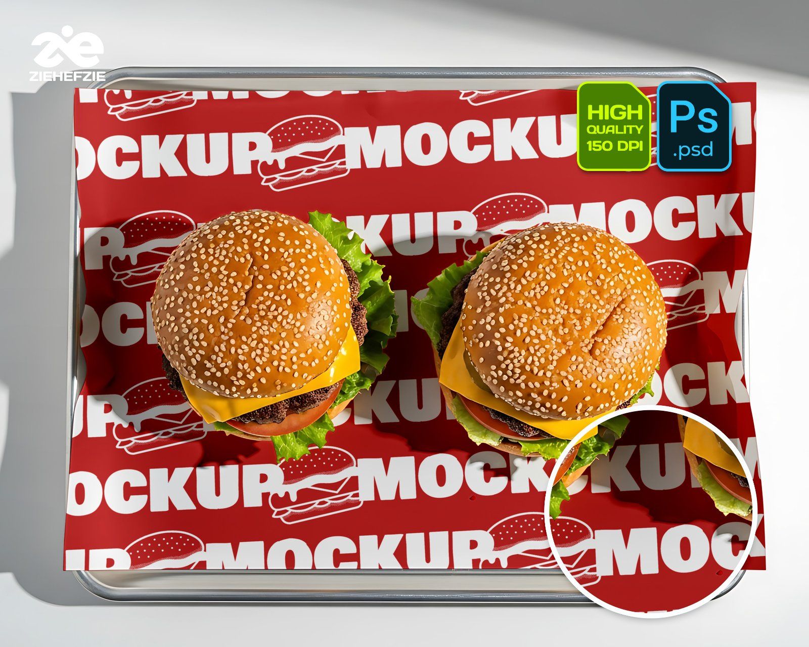 Burger Restaurant Branding Mockup Bundle | 15 Premium PSD Mockups | Fast Food Packaging & Menu Mocku — image 3