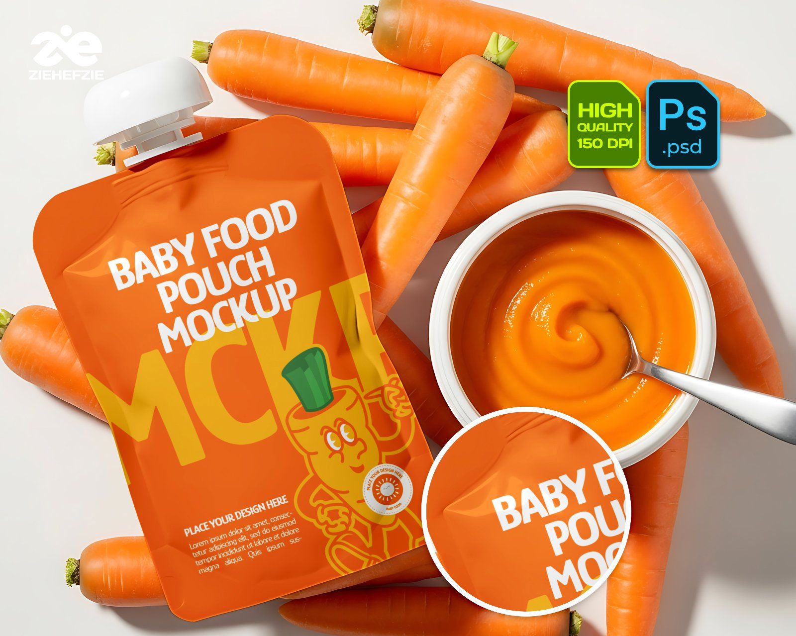 15 Premium Baby Food Packaging PSD Mockup Bundle For Branding — image 3