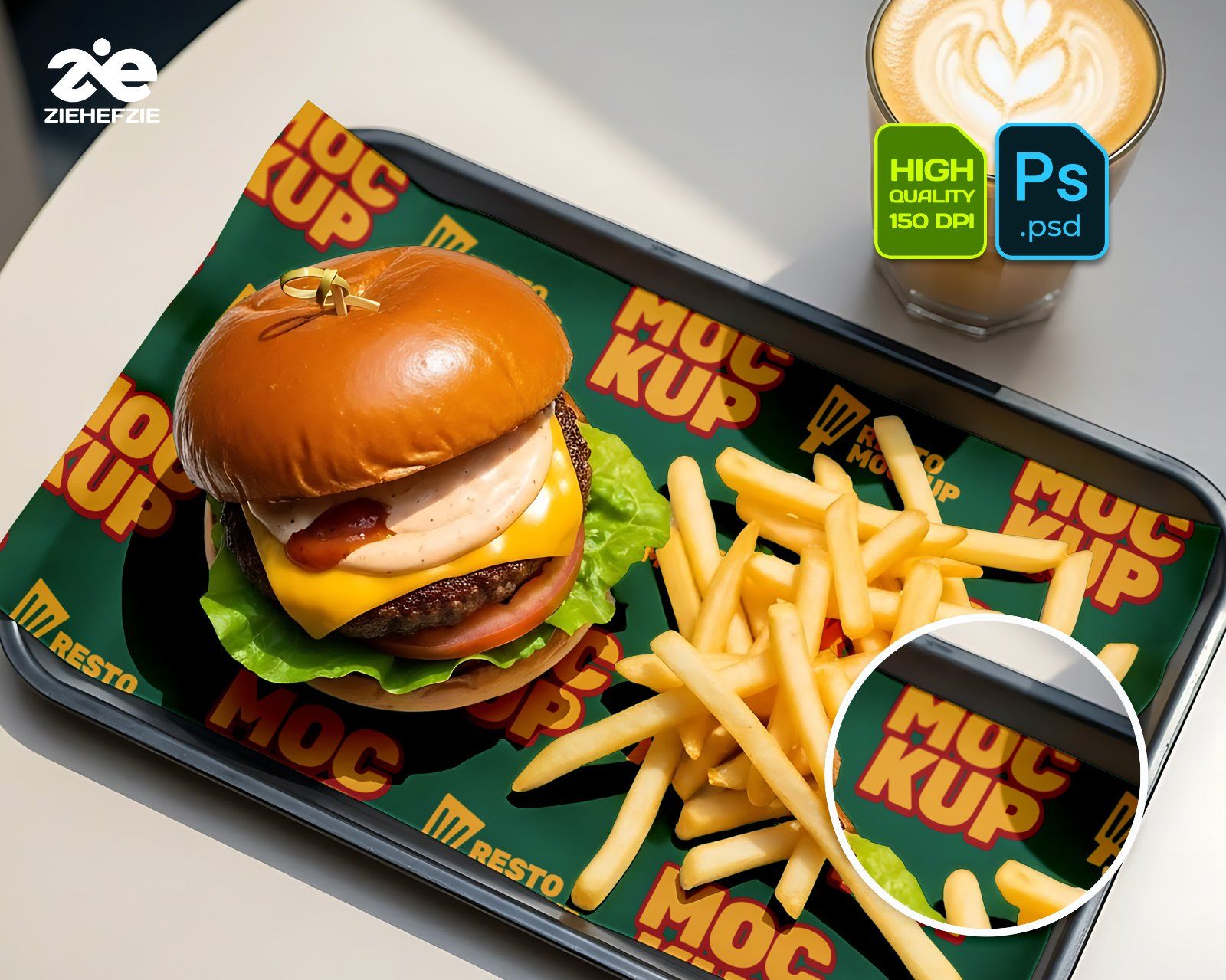 Restaurant Branding Mockup Bundle – 15 Premium PSD Mockups | Menu, Packaging, Cup & Uniform Mockups — image 3