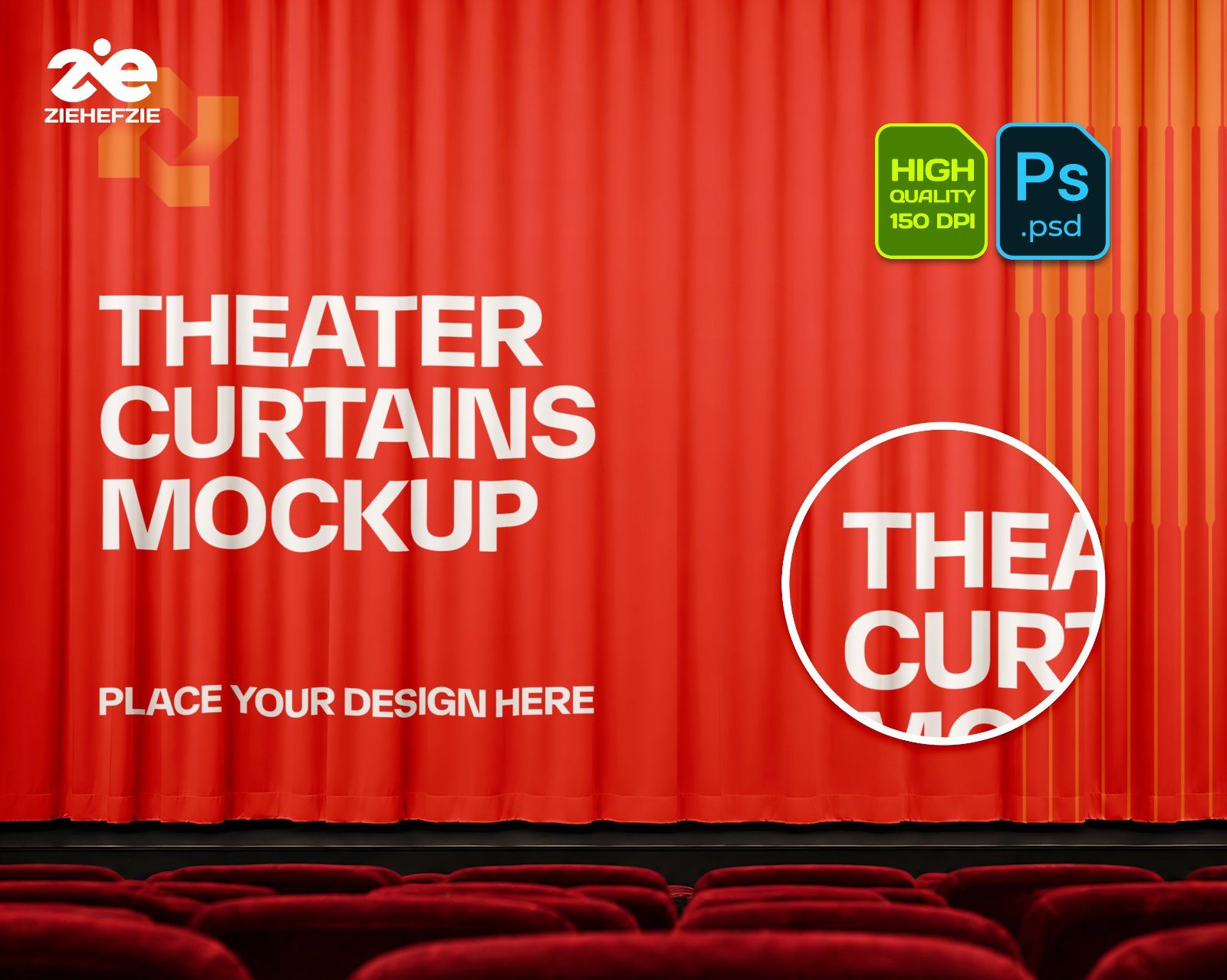 Premium Cinema Branding Mockup Bundle – 15 Cinematic PSD Scenes for Theater, Movie & Entertainment I — image 3