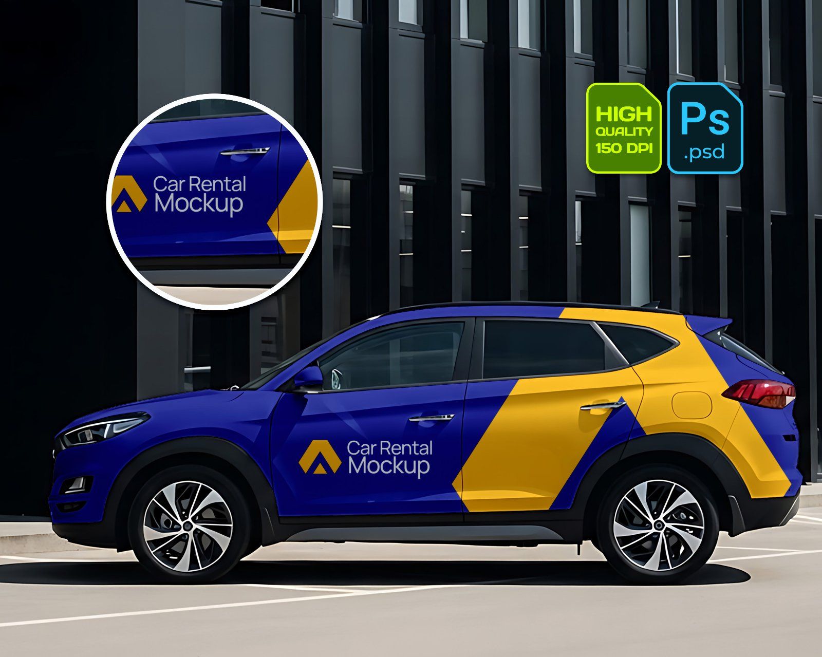 Premium Car Rental Branding Mockup — image 9