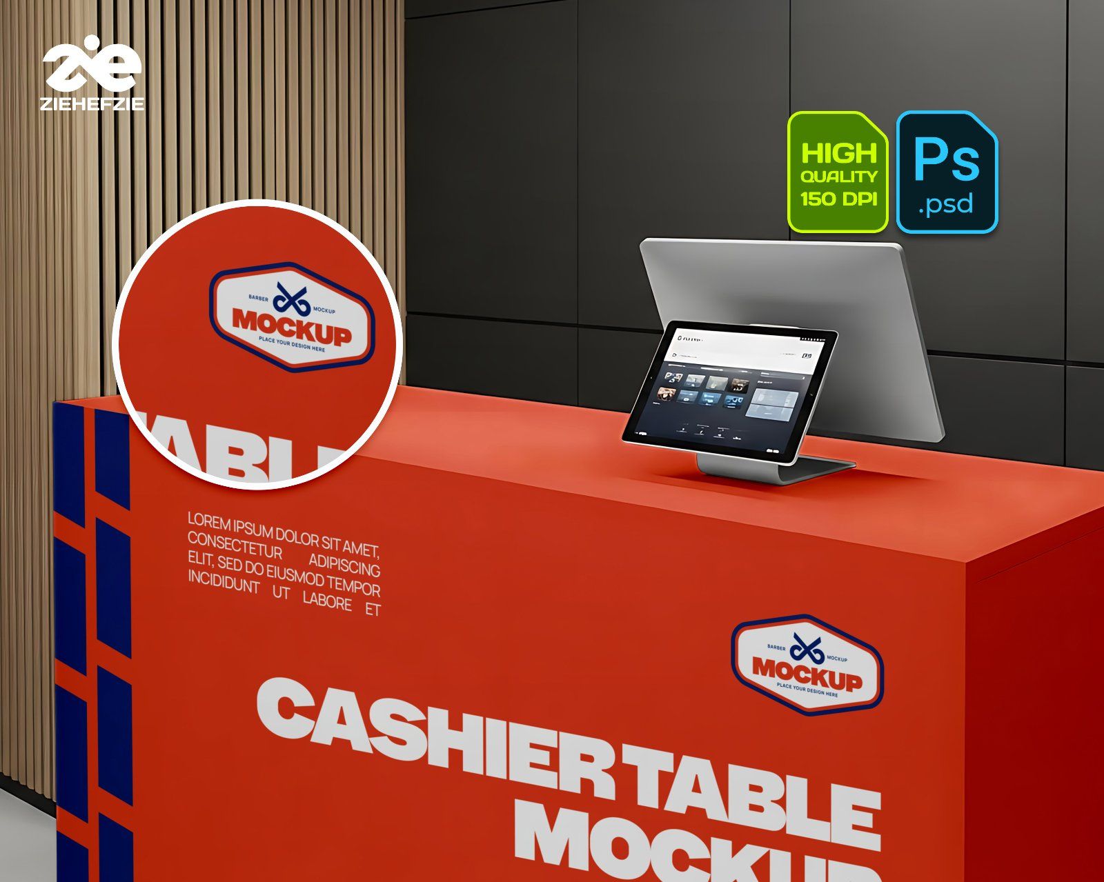 Barbershop Mockup Bundle – 15 Premium PSD for Barber Branding & Grooming Products — image 3