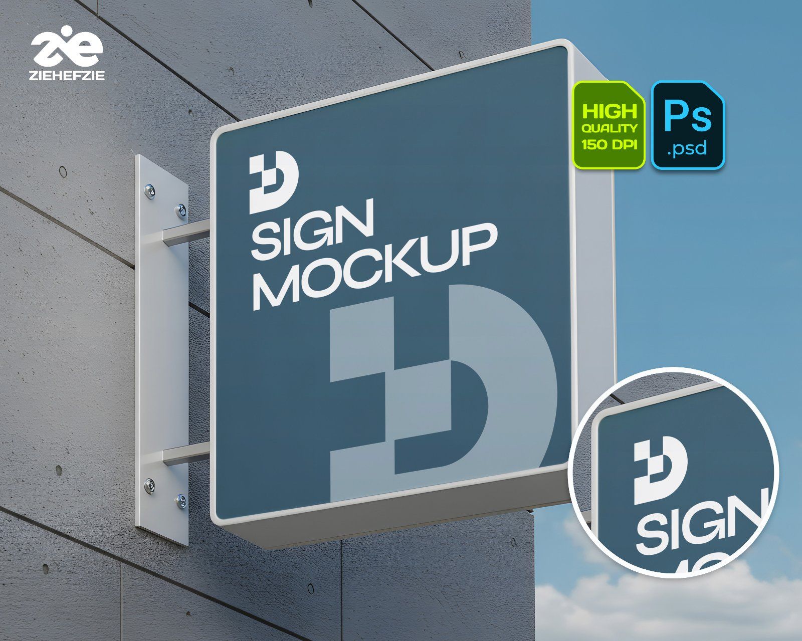 Signage Box Mockup Bundle – 20 PSD Templates for Storefront & Outdoor Branding — image 11
