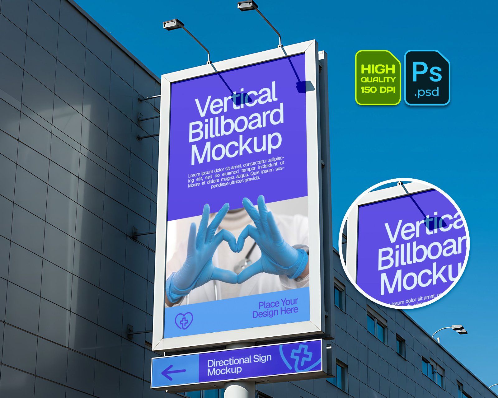 16 PSD Hospital Branding Mockup Kit – Ambulance, Nurse Uniform, Signage, Wayfinding & More — image 12
