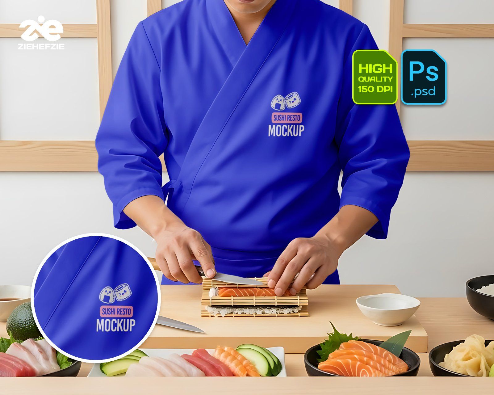 15 Premium Sushi Restaurant Bundle PSD Set for Japanese Restaurant — image 3