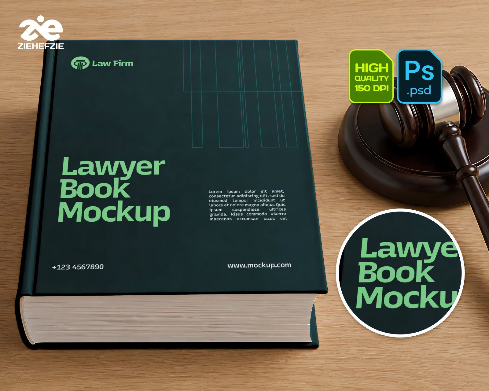 Premium Law Firm Branding Mockup Bundle – 15 Corporate PSD Scenes for Attorney, Lawyer — image 3