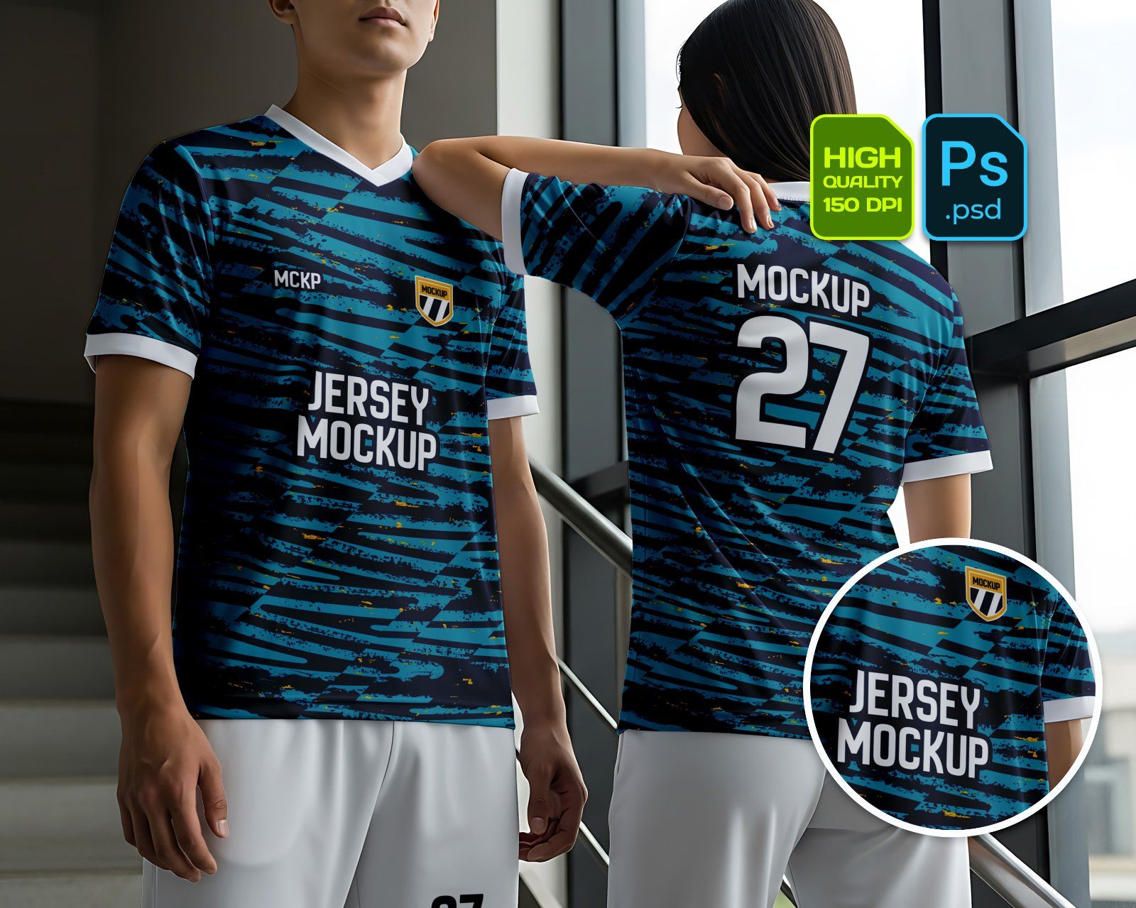 11 PSD Sports Jersey Mockup Bundle — image 9