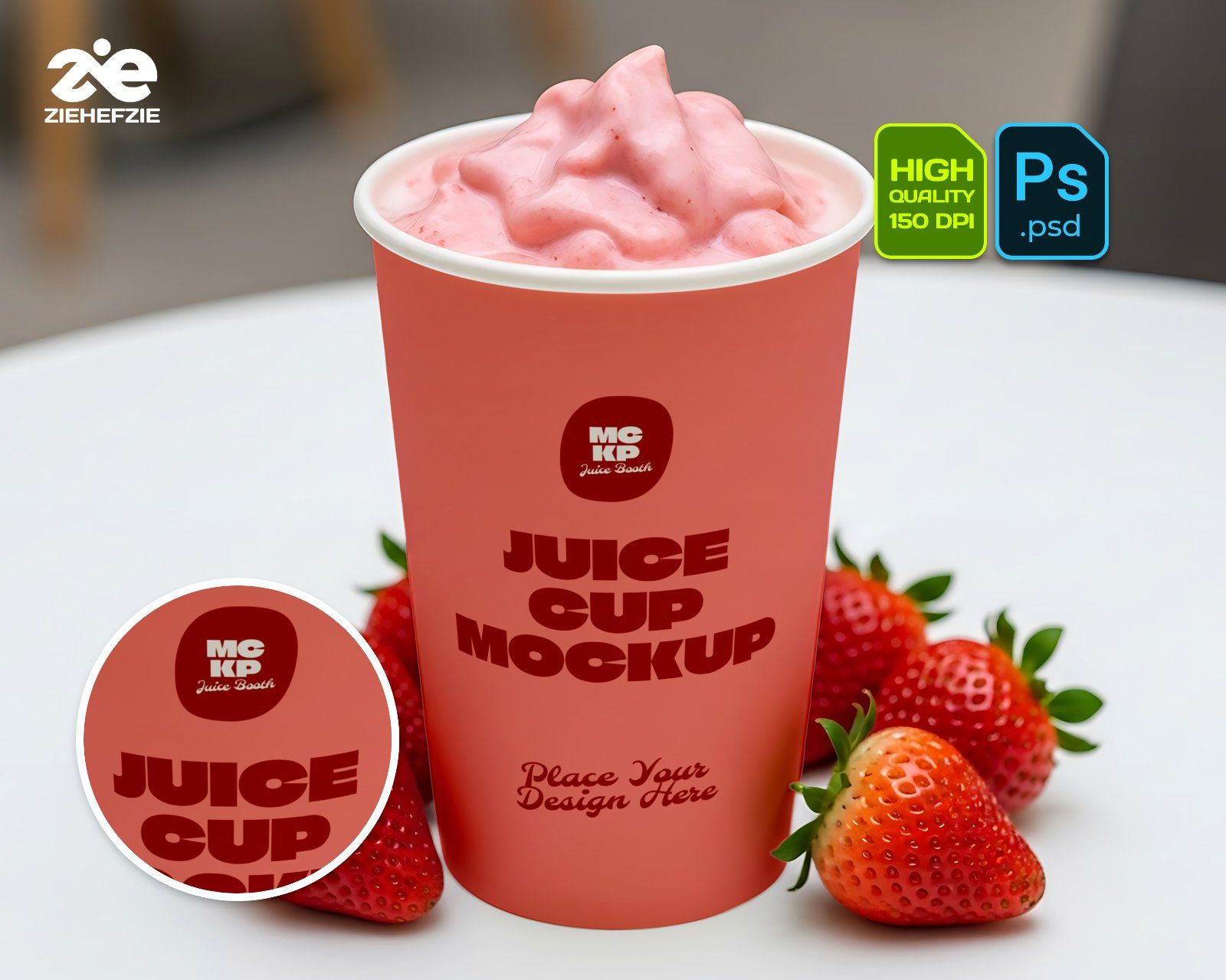 Juice Store Mockup Bundle Fresh Juice Branding & Packaging — image 3