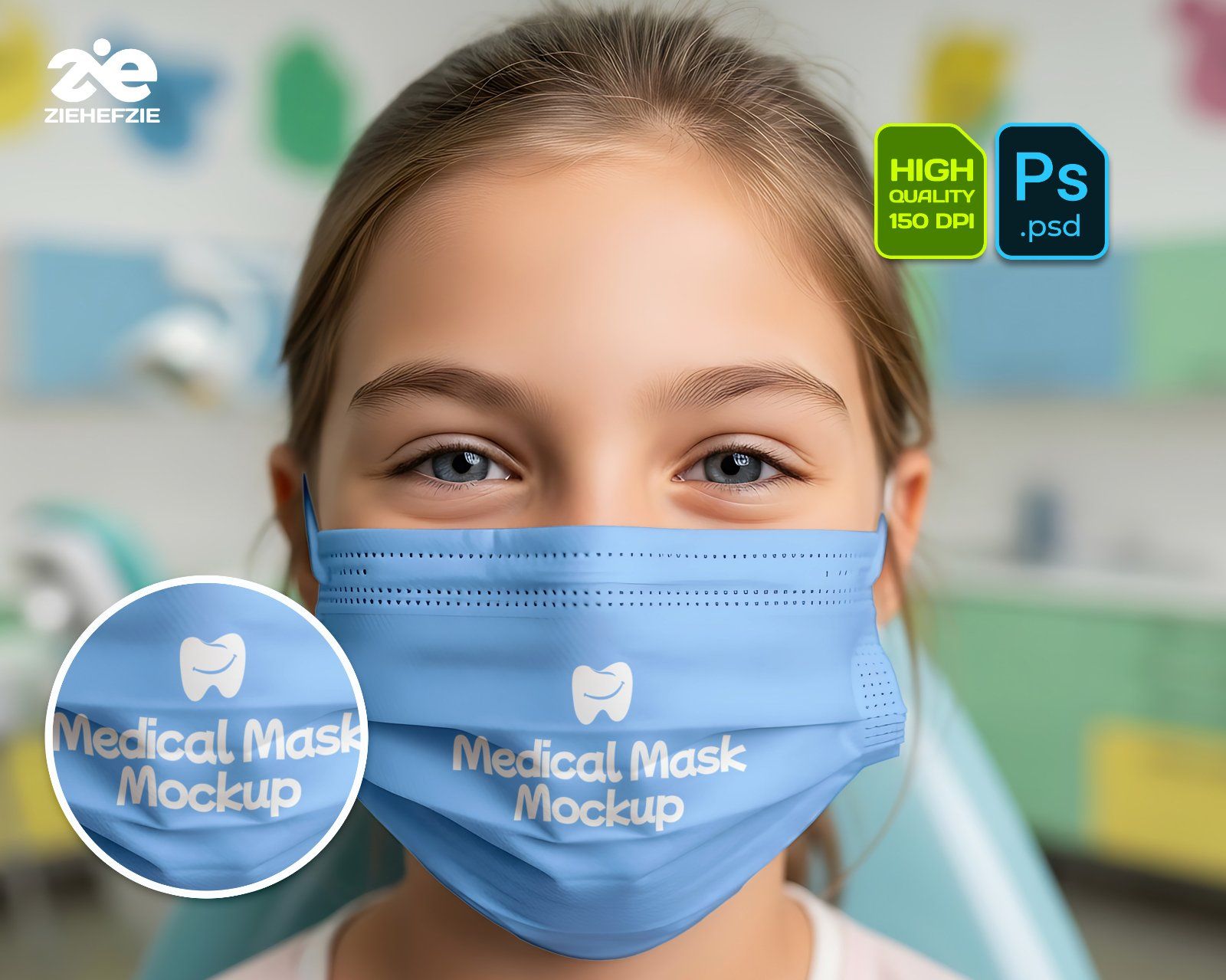 Children's Dental Clinic Branding Mockup Bundle – 15 Premium PSD Scenes for Pediatric Medical Identi — image 3