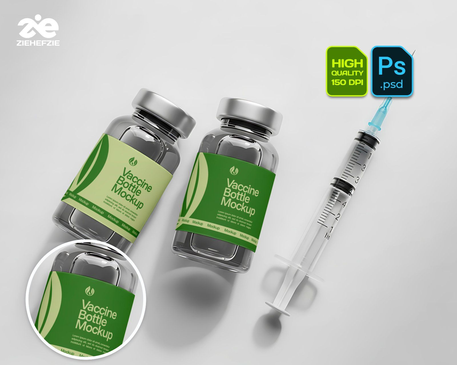 Healthcare Mockup Bundle Medical Branding & Pharmaceutical 15 PSD Mockups — image 3
