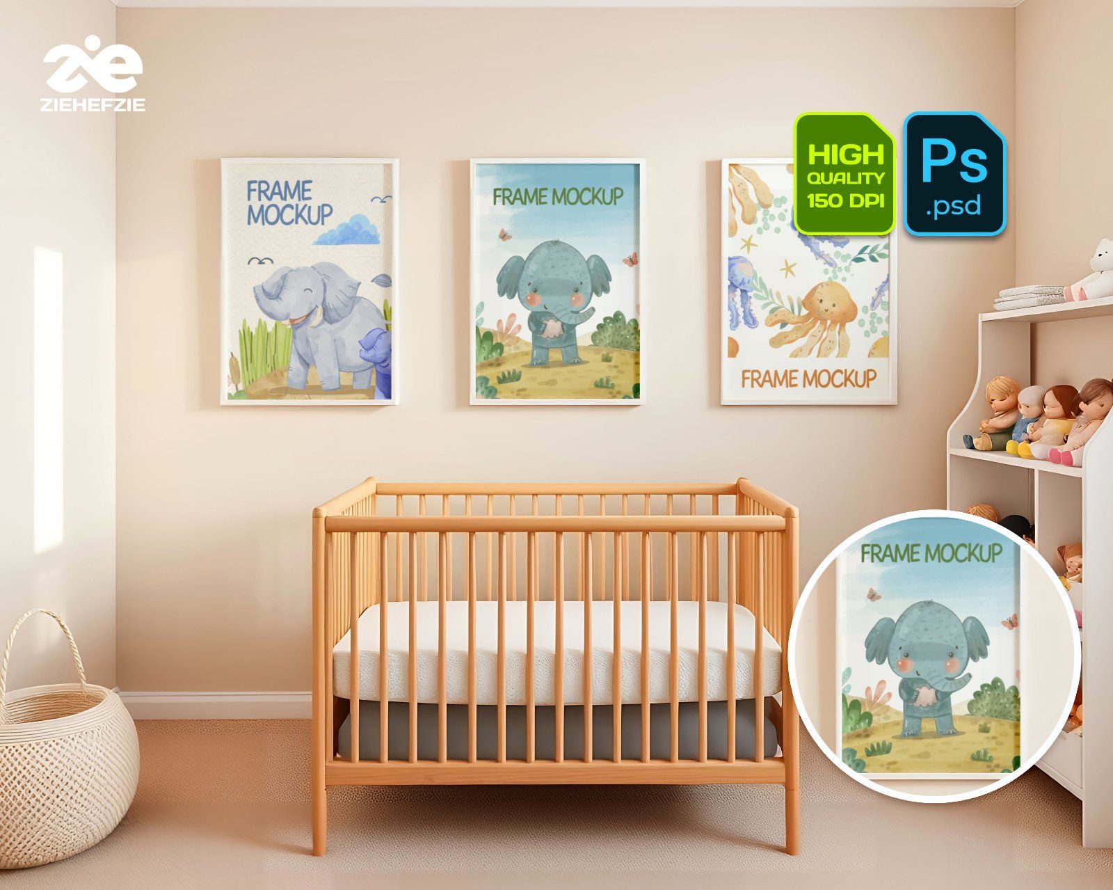 Premium Baby Frame Mockup Collection — image 9