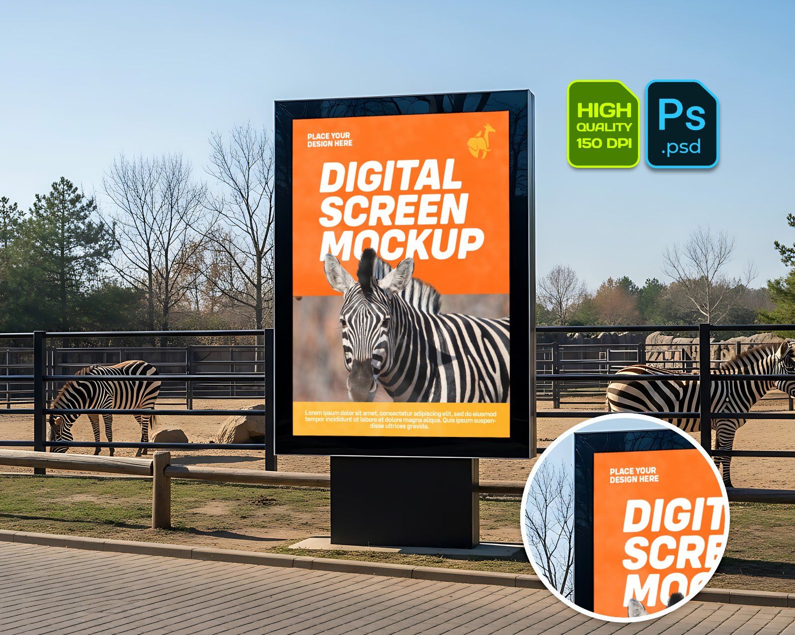 Zoo Branding Mockup Bundle – 15 PSD Templates for Wildlife Park & Animal Conservation Designs — image 9