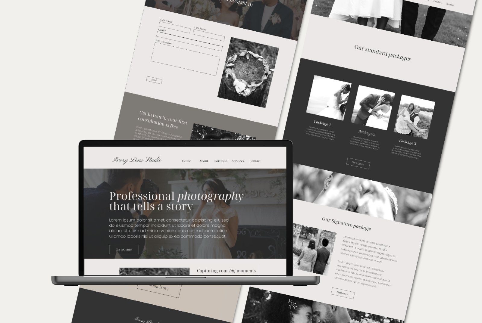 Wix Photography Website Template | Modern Photographer Portfolio — image 5