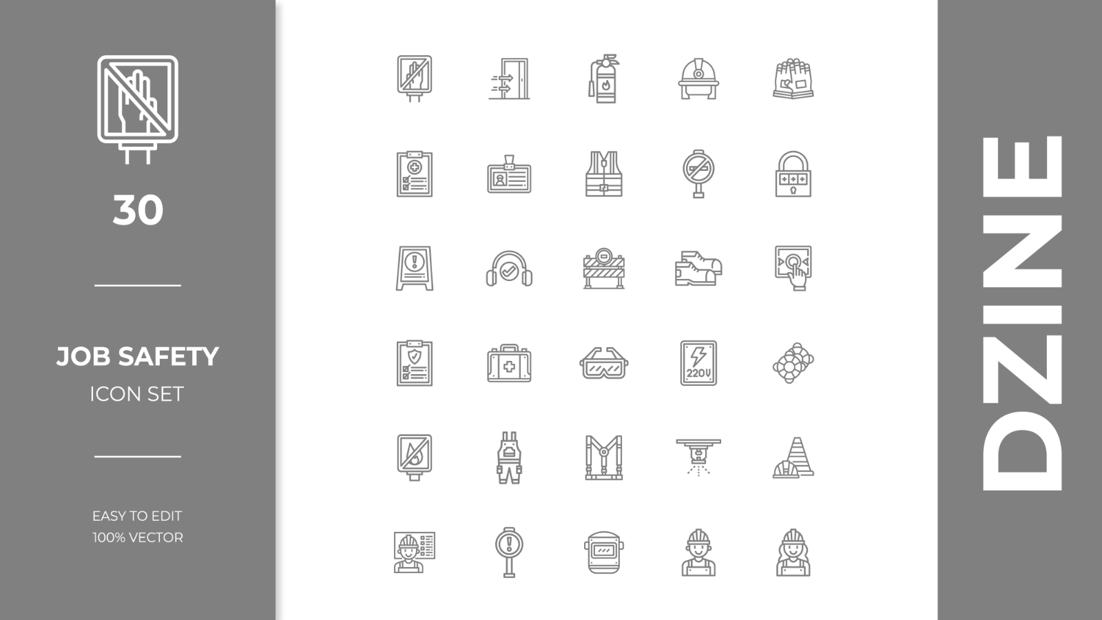Job Safety Icons Pack — image 1