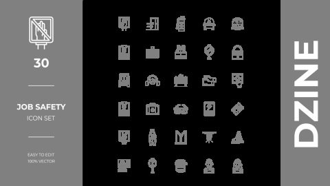 Job Safety Icons Pack