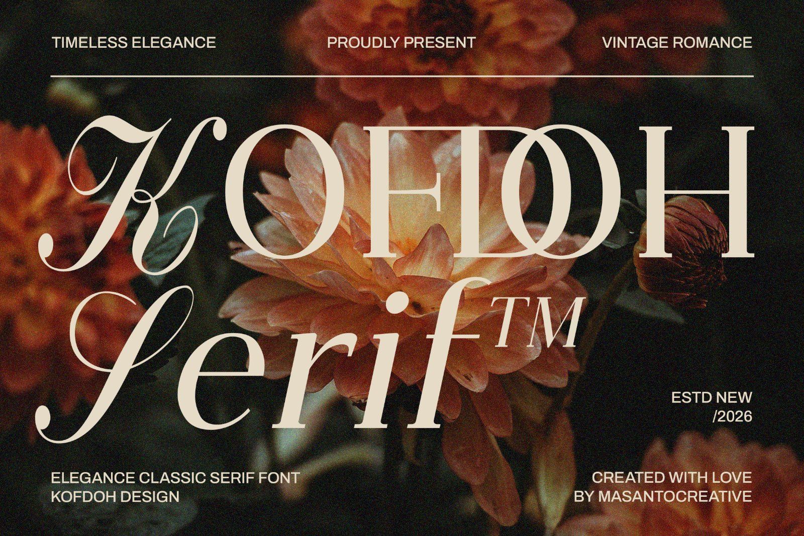 Kofdoh Elegant Serif Font Family — image 1