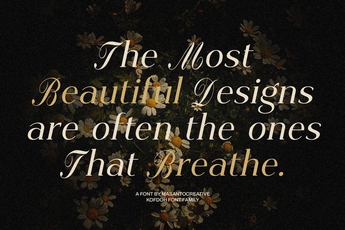 Kofdoh Elegant Serif Font Family — image 5