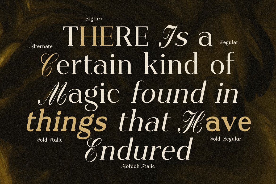 Kofdoh Elegant Serif Font Family — image 8