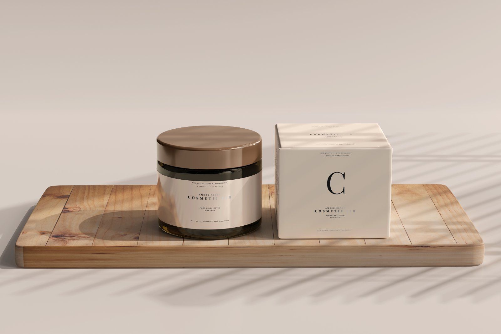 Cosmetics frosted jarpsd mockup — image 5