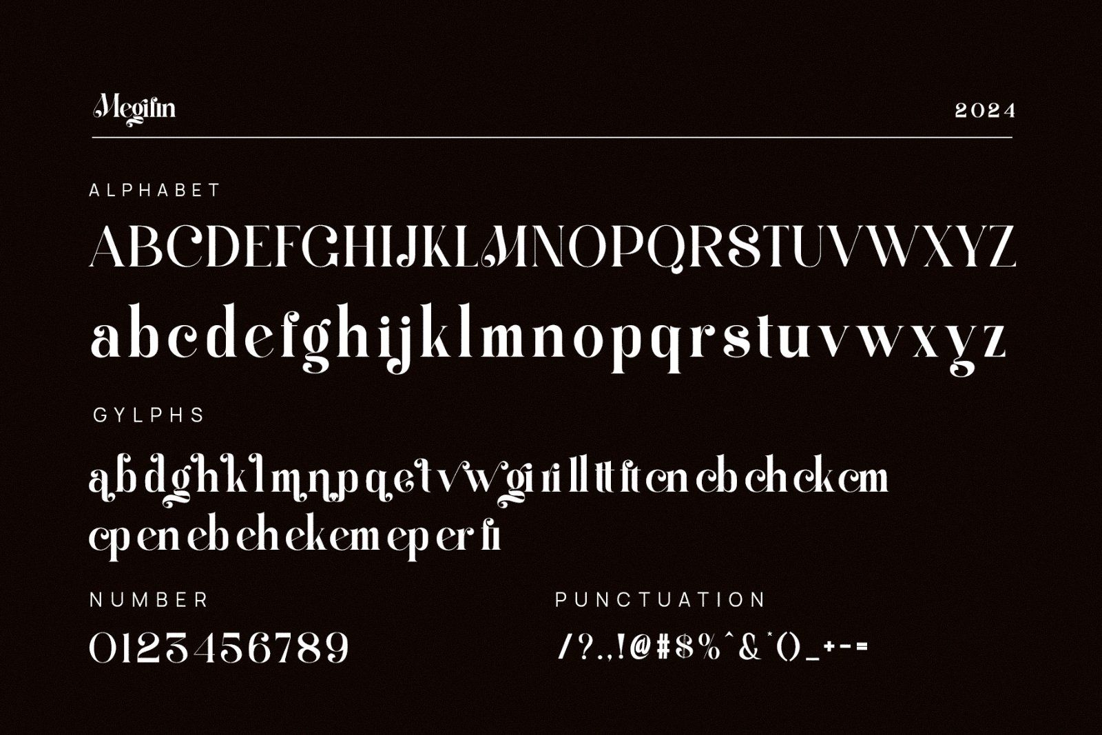 Megifin Beautiful Ligature Serif — image 10
