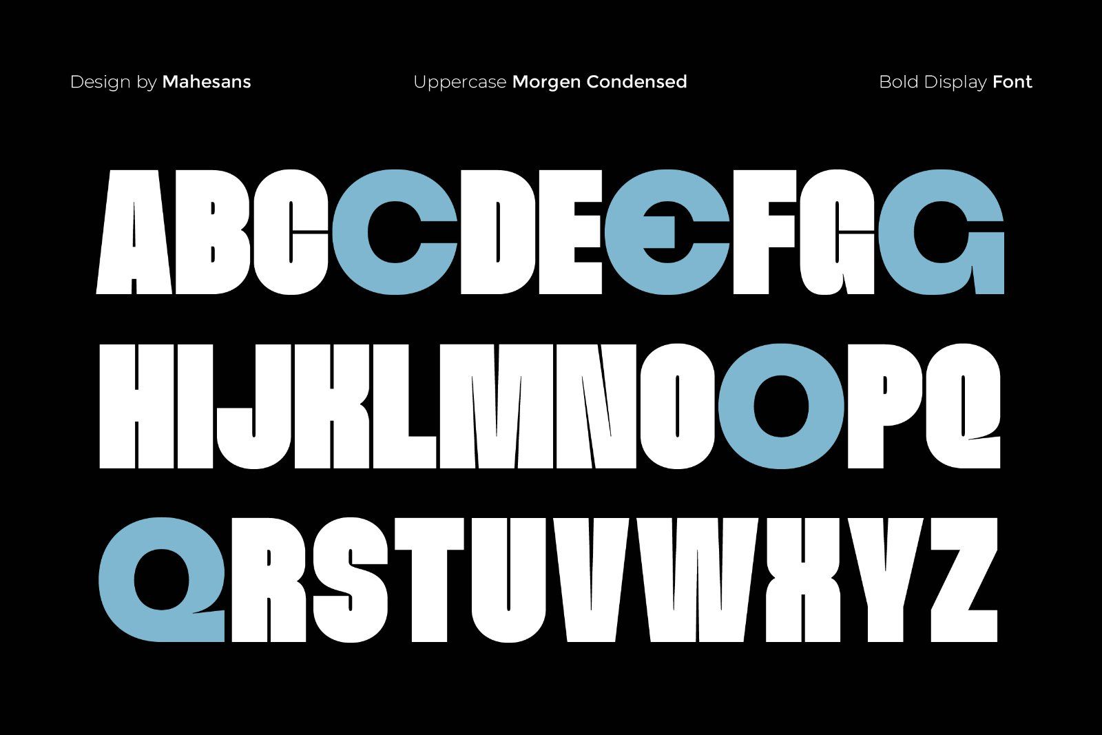 Morgen – Bold Condensed Display Font — image 8
