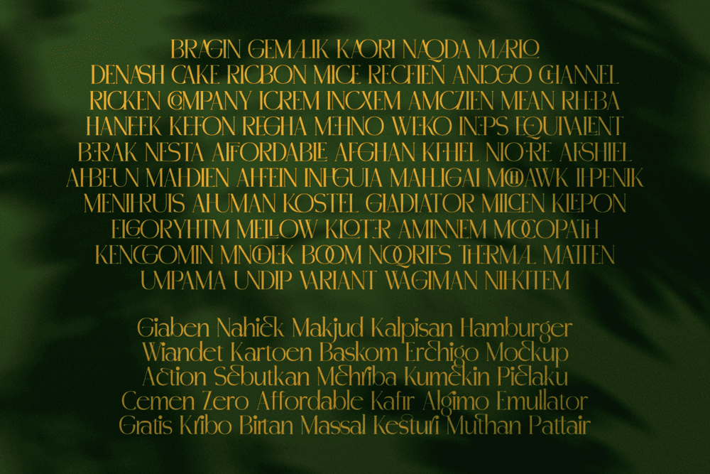 MADHIK BAGIMAR — Elegant Luxury Branding Font — image 10