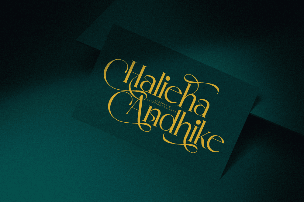 MADHIK BAGIMAR — Elegant Luxury Branding Font — image 11