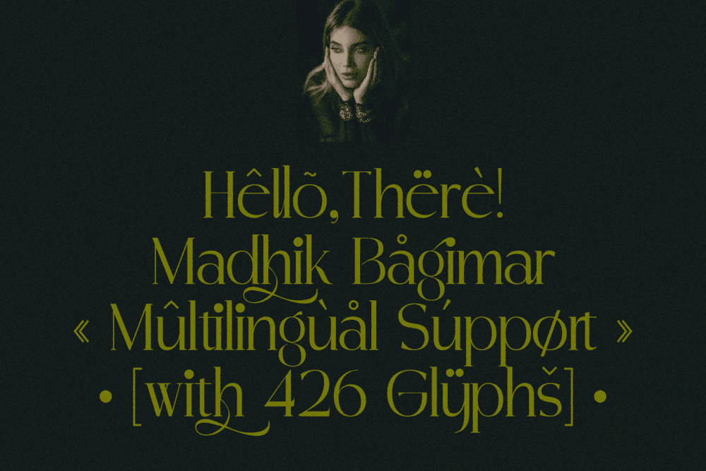 MADHIK BAGIMAR — Elegant Luxury Branding Font — image 20