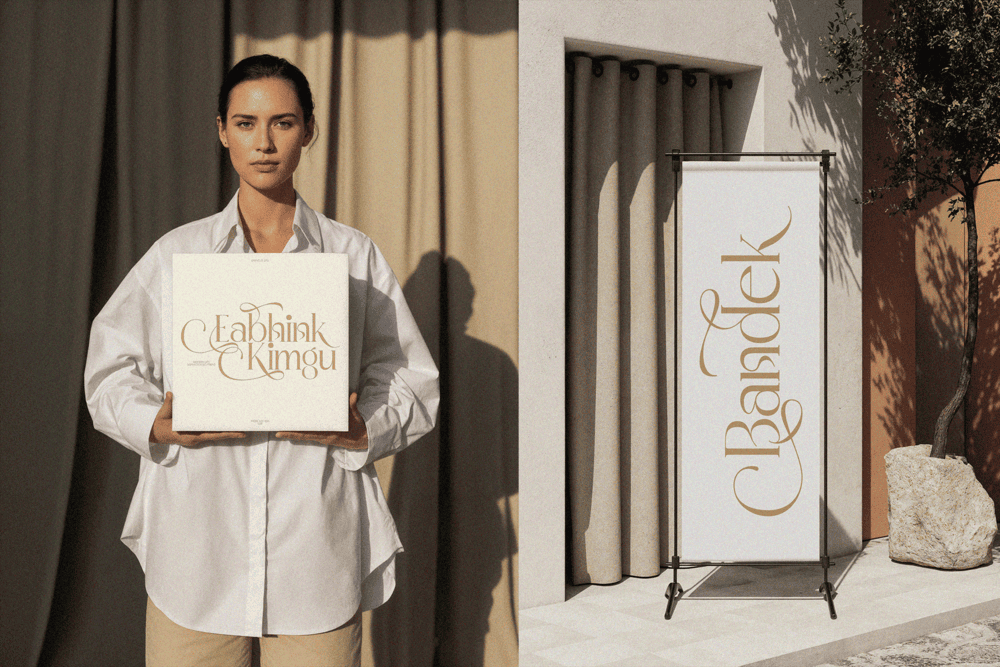 MADHIK BAGIMAR — Elegant Luxury Branding Font — image 5