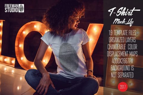T-Shirt Mock-Up Vol.15