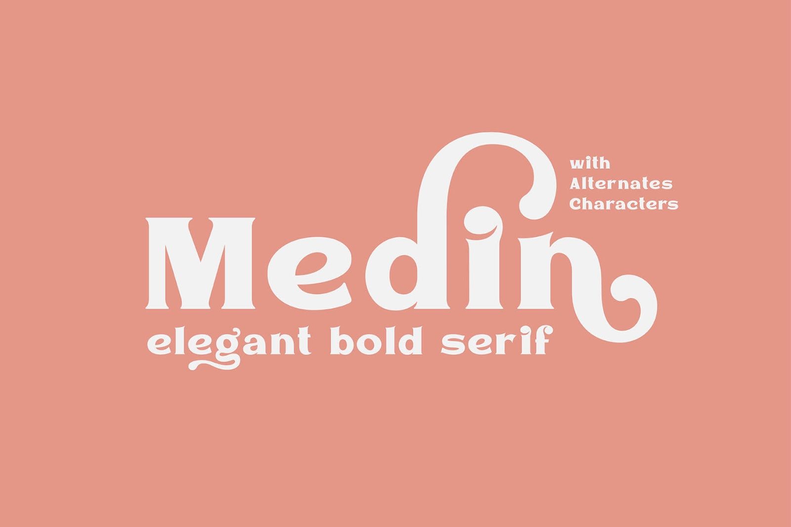 Medin – Elegant Bold Serif — image 1