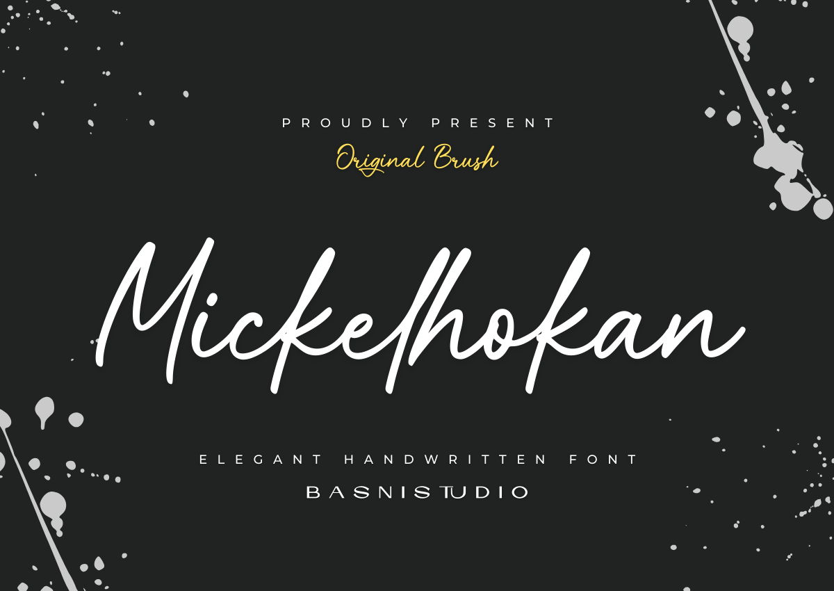 Mickelhokan a Handwritten Font — image 1