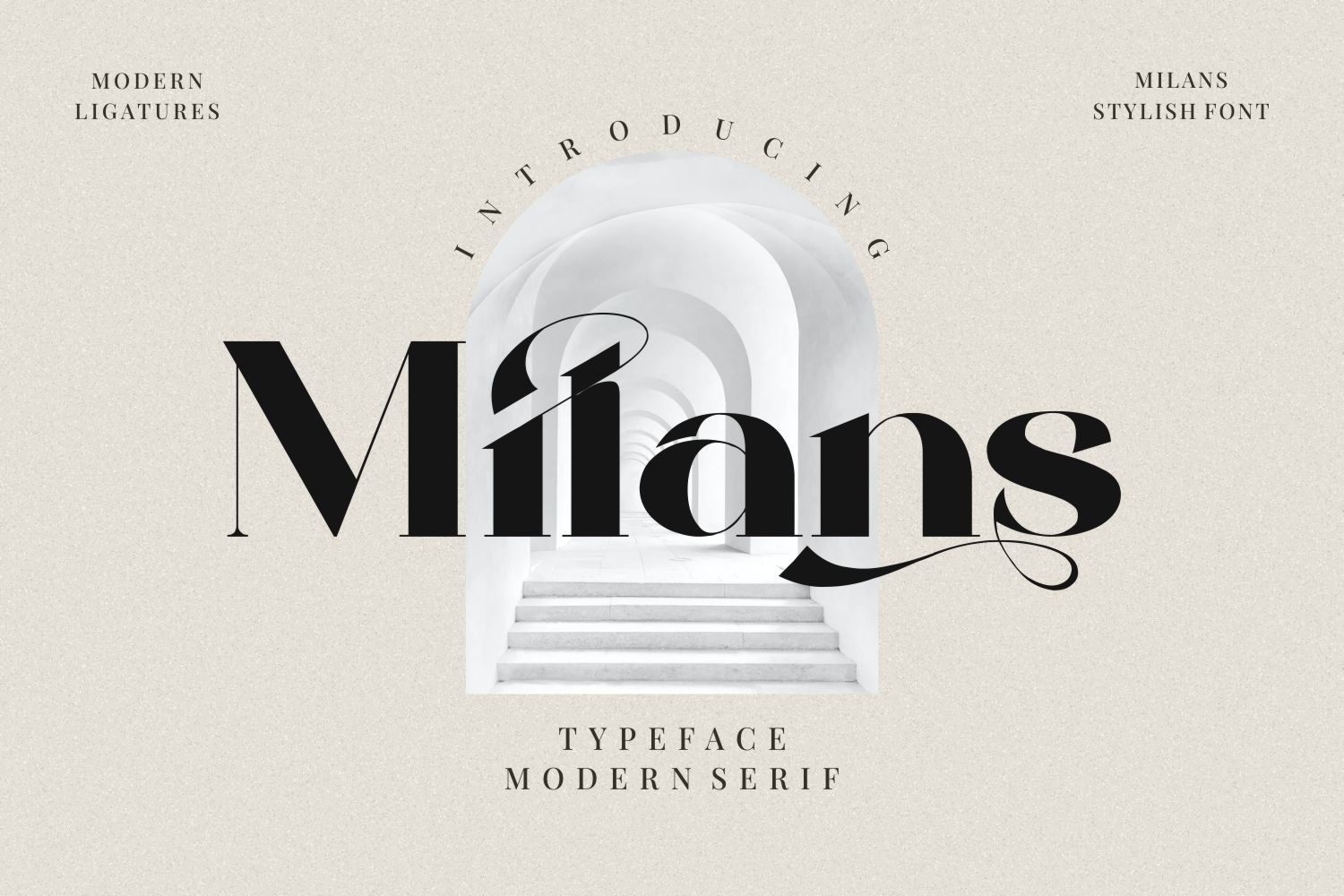 Milans_Typeface Modern Serif — image 1